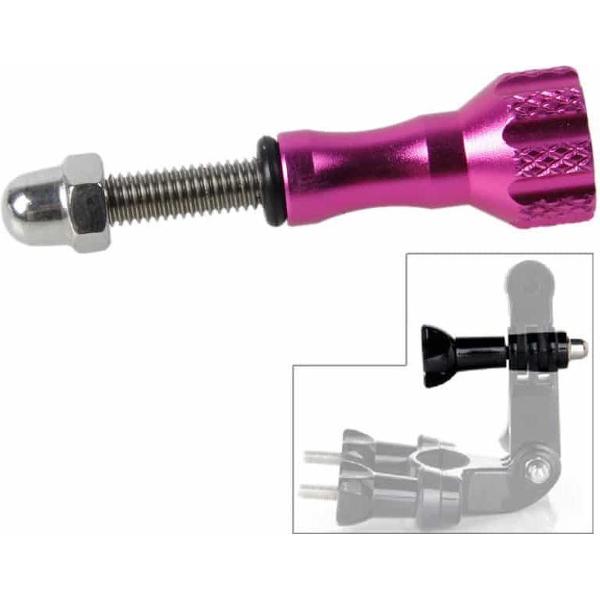 TMC Aluminium Mini Duimknop Roestvrije Boutschroef voor GoPro NIEUWE HERO / HERO6 / 5/5 Sessie / 4 Sessie / 4/3 + / 3/2/1, Xiaoyi en Andere Actiecamera's, Lengte: 5 cm (Magenta)