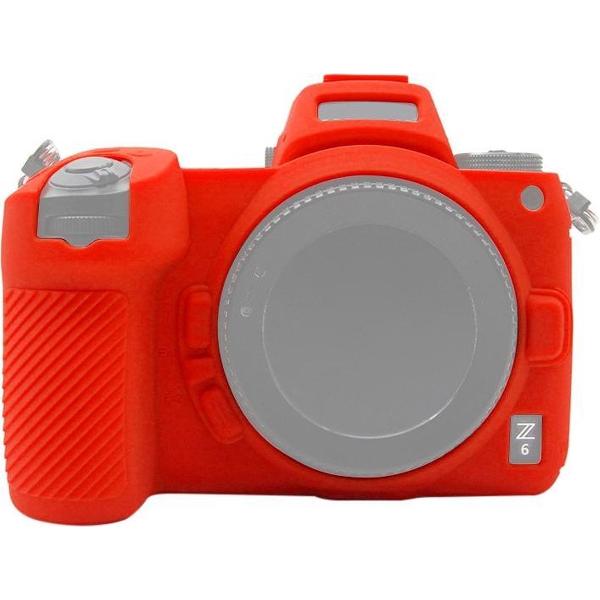PULUZ zachte siliconen beschermhoes voor Nikon Z6 / Z7 (rood)