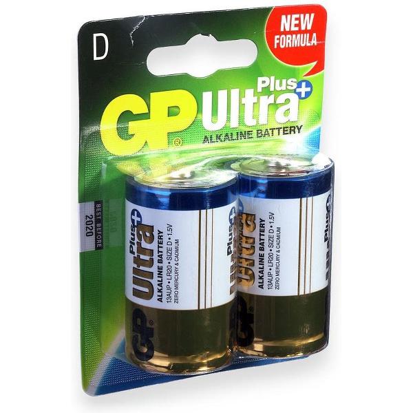 GP Batteries Ultra Plus Alkaline D Wegwerpbatterij