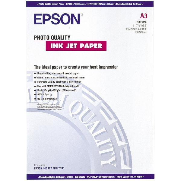 Epson Photo Quality Ink Jet Paper A3 fotopapier S041068