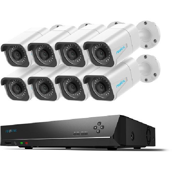 Reolink RLK16-800B8-AI, 8MP 4K Ultra HD PoE beveiligingsset beveiligingscamera 4TB