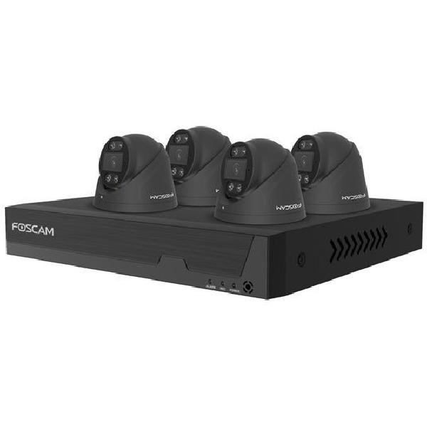 Foscam PoE Kit FNA108E-T4-2T beveiligingsset beveiligingscamera