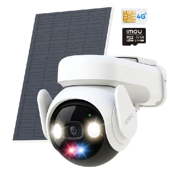 Imou AOV PT 4G Kit met Solar Panel beveiligingscamera