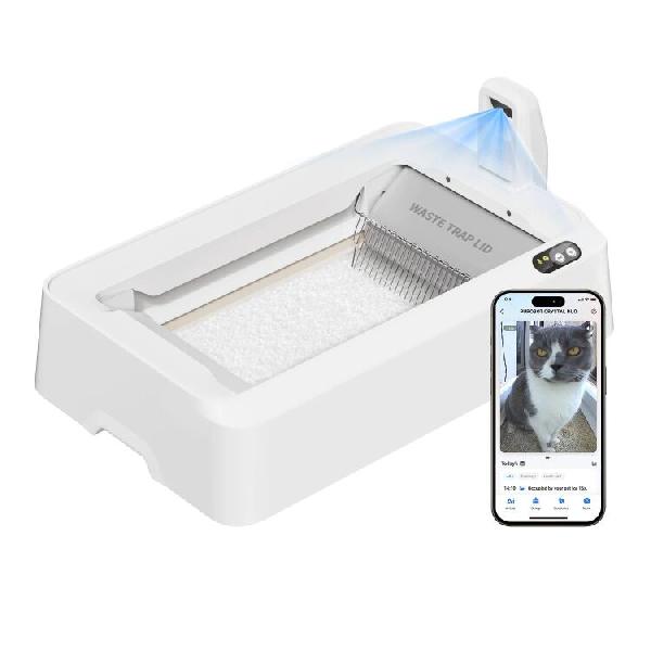 PETKIT Purobot Crystal Duo - Automatische kattenbak met camera