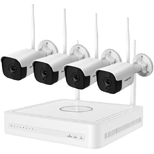 Foscam FN9108W-B4-2T 8-kanaals WiFi set beveiligingscamera